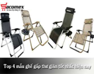 Top 4 mẫu ghế gấp thư giãn tốt nhất hiện nay