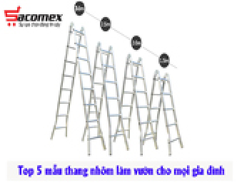 Top 5 mẫu thang nhôm làm vườn cho mọi gia đình