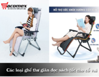 Các loại ghế thư giãn đọc sách tốt cho cổ vai
