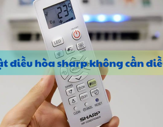 4 Cách bật điều hòa sharp không cần điều khiển đơn giản
