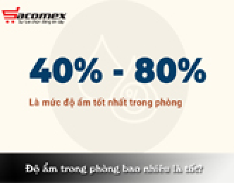 Độ ẩm trong phòng bao nhiêu là tốt?