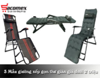 3 Mẫu giường xếp gọn thư giãn giá dưới 2 triệu