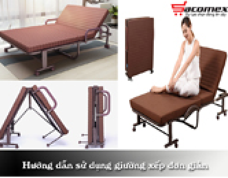 Hướng dẫn sử dụng giường xếp đơn giản