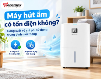 Máy hút ẩm có tốn điện không? Công suất và chi phí sử dụng trung bình mỗi tháng