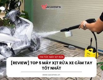 [Review] Top 5 máy xịt rửa xe cầm tay tốt nhất