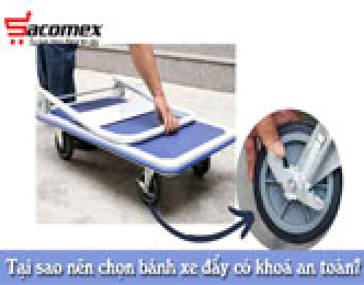 Tại sao nên chọn mua bánh xe đẩy có khoá an toàn?