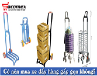 Có nên mua xe đẩy hàng gấp gọn không?