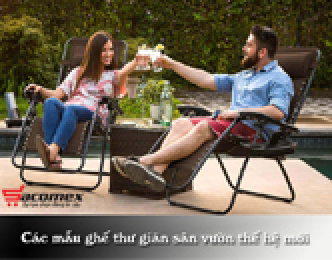 Các mẫu ghế thư giãn sân vườn thế hệ mới