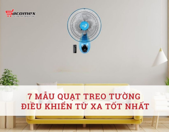 7 mẫu quạt treo tường điều khiển từ xa tốt nhất