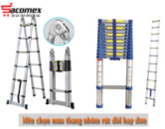 Nên chọn mua thang nhôm rút đôi hay đơn
