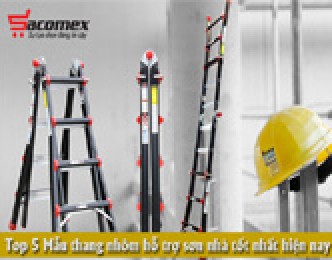 Top 5 Mẫu thang nhôm hỗ trợ sơn nhà tốt nhất hiện nay