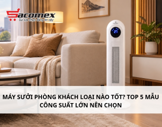 Máy sưởi phòng khách loại nào tốt? Top 5 mẫu công suất lớn nên chọn