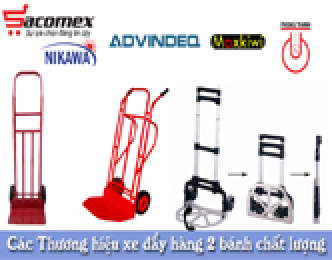 Thương hiệu xe đẩy hàng 2 bánh chất lượng nhất hiện nay