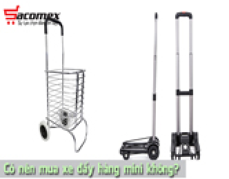 Xe đẩy hàng mini là gì? Ưu nhược điểm của xe kéo mini