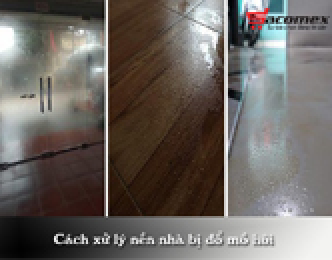Cách xử lý nền nhà bị đổ mồ hôi