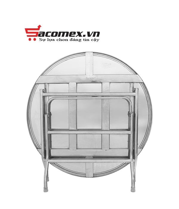 Bàn inox DELI 1m2 201 cạnh vuông