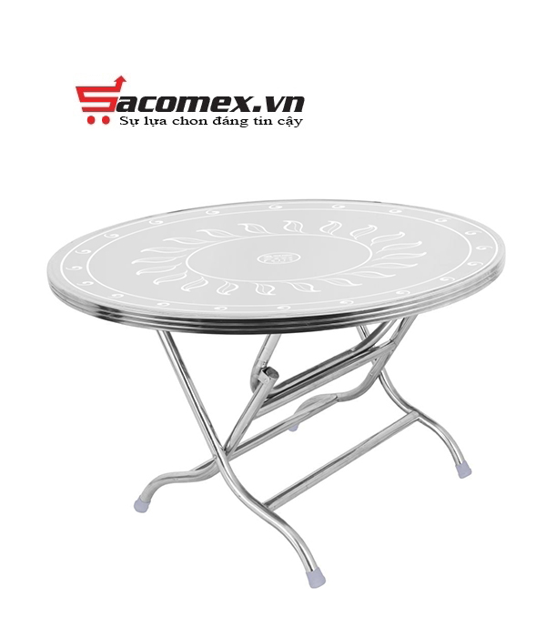 Bàn inox FELIX 1m2 304/201/4U cạnh vuông