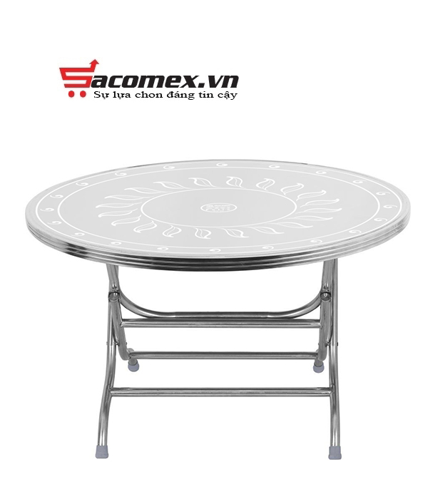 Bàn inox FELIX 1m4 304/6U cạnh vuông 