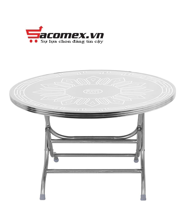 Bàn inox FELIX 1m2 304/201/4U cạnh vuông