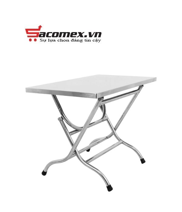 Bàn inox WIN 600 x 1000 (mm) chân lùn
