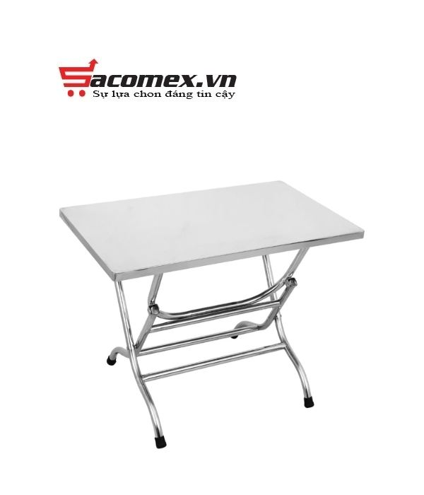Bàn inox WIN 700 x 1200 (mm) chân lùn