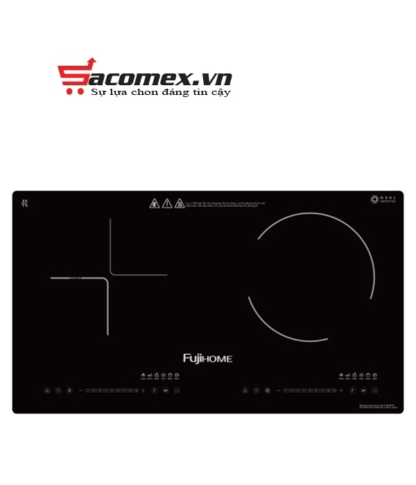 Bếp đôi từ và hồng ngoại Fujihome IC2519