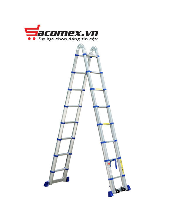 Thang Nhôm Rút Gọn Chữ A Advindeq ADT708B (2.5M)