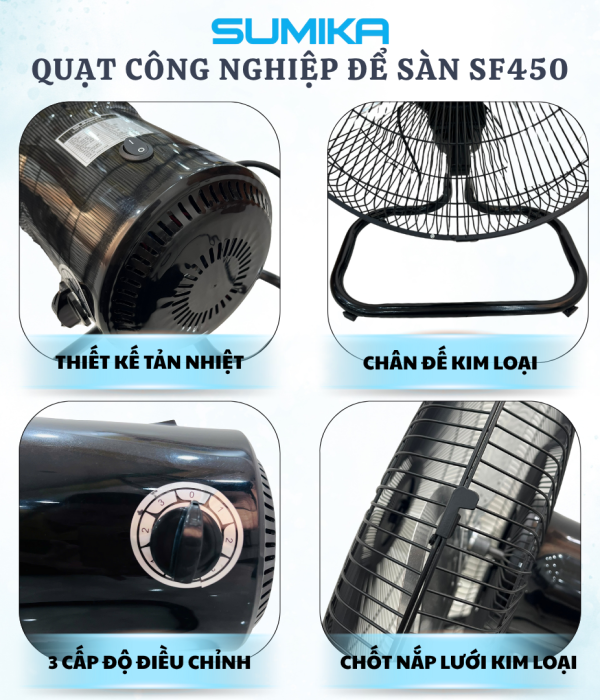 Quạt công nghiệp để sàn Sumika SF450
