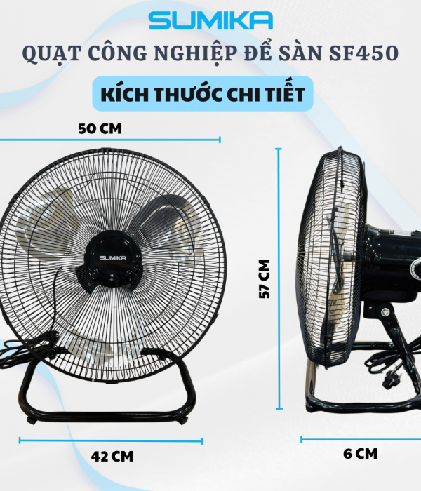 Quạt công nghiệp để sàn Sumika SF450