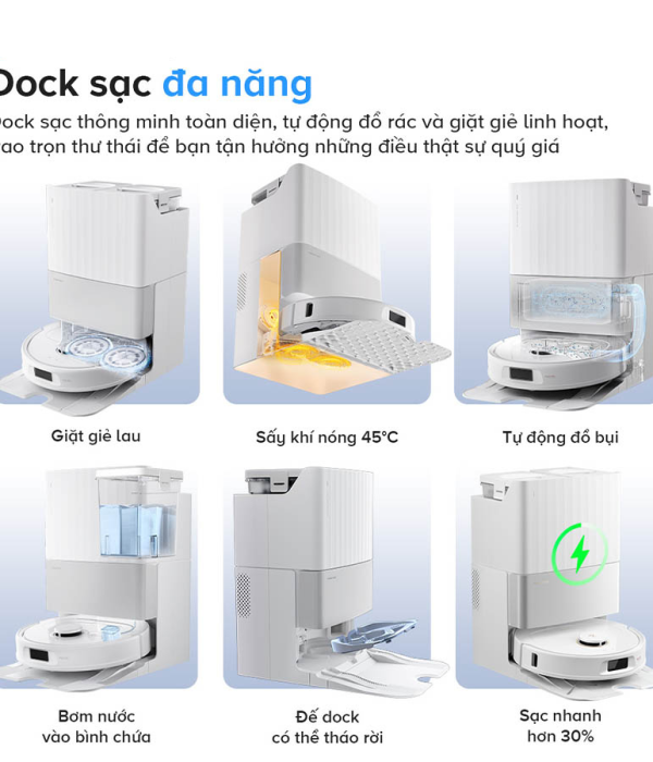 Robot hút bụi lau nhà Roborock QRevo 5AE