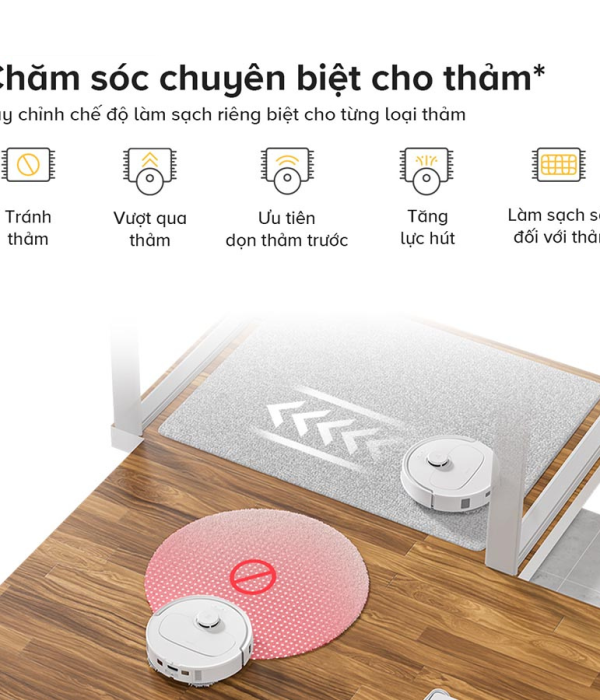 Robot hút bụi lau nhà Roborock QRevo 5AE