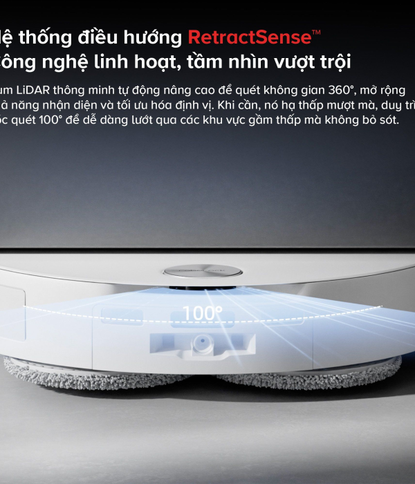 Robot hút bụi lau nhà Roborock QRevo EdgeT