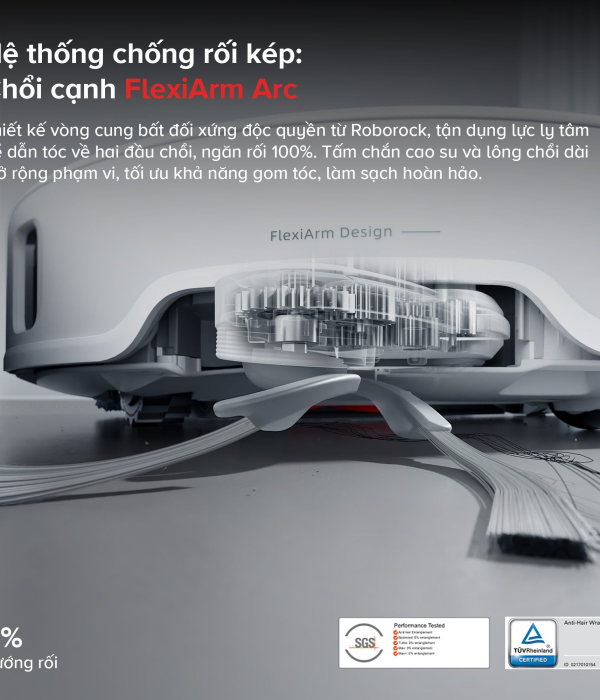 Robot hút bụi lau nhà Roborock QRevo EdgeT