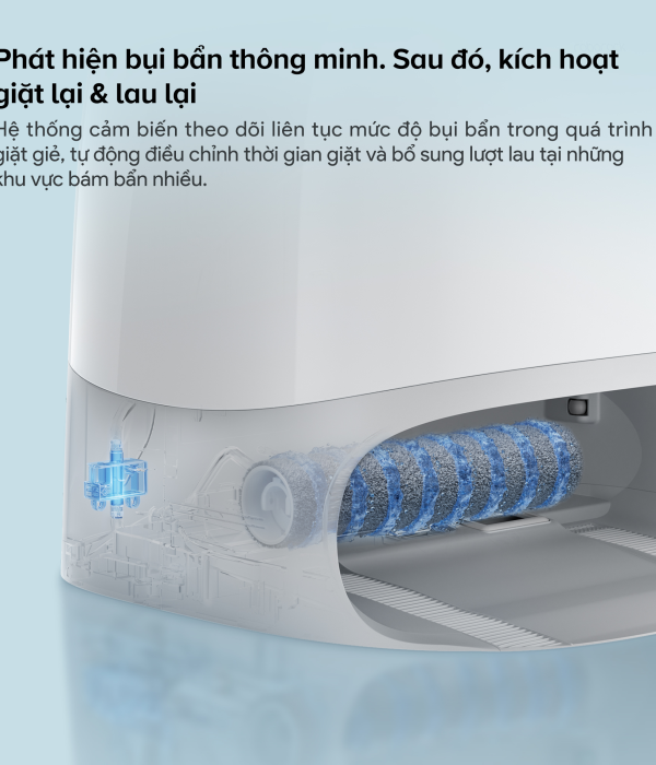 Robot hút bụi lau nhà Roborock QRevo Curv 2 Flow