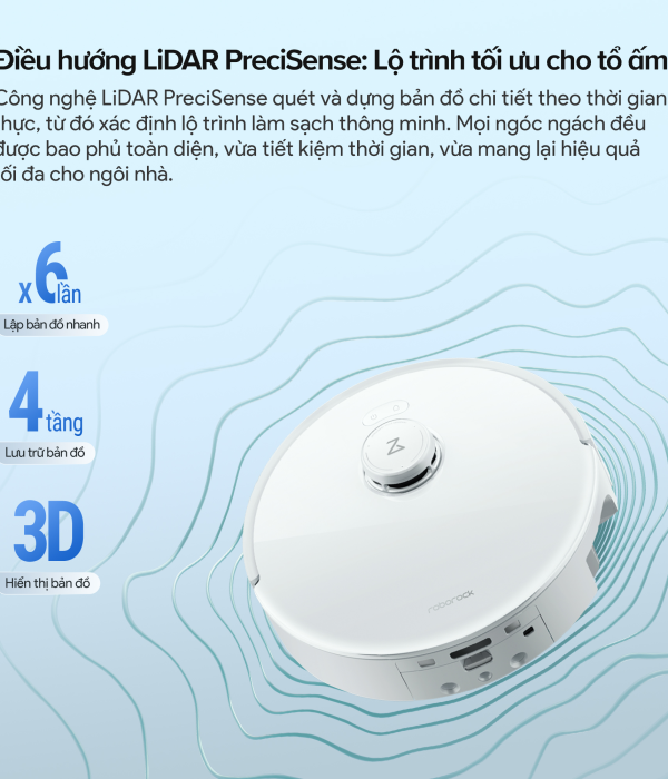 Robot hút bụi lau nhà Roborock QRevo Curv 2 Flow