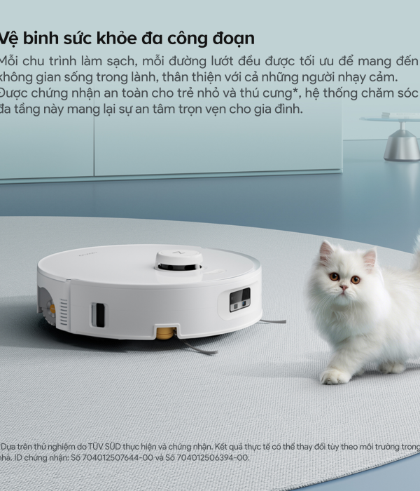Robot hút bụi lau nhà Roborock QRevo Curv 2 Flow