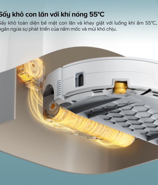 Robot hút bụi lau nhà Roborock QRevo Curv 2 Flow