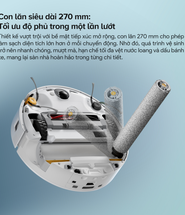 Robot hút bụi lau nhà Roborock QRevo Curv 2 Flow