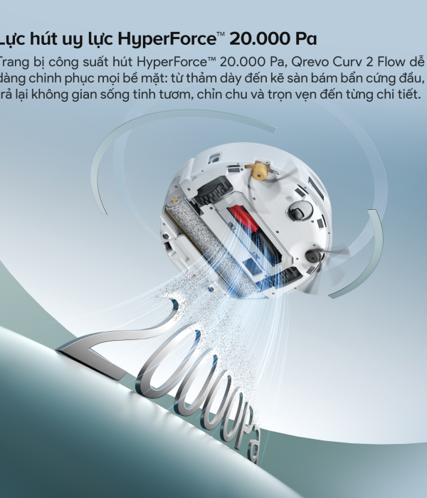 Robot hút bụi lau nhà Roborock QRevo Curv 2 Flow