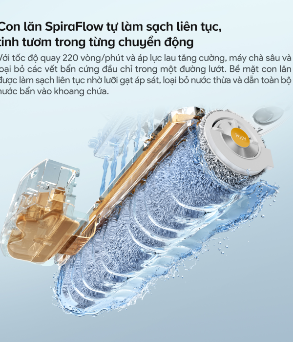 Robot hút bụi lau nhà Roborock QRevo Curv 2 Flow