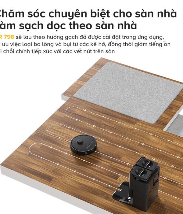 Robot hút bụi lau nhà Roborock QR 798