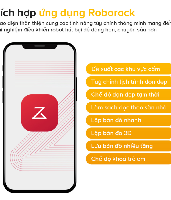 Robot hút bụi lau nhà Roborock QR 798