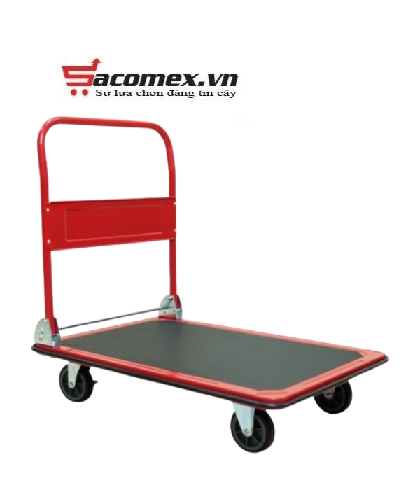 Xe đẩy hàng sàn thép 4 bánh Fujihome HT-430