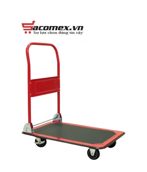 Xe đẩy hàng sàn thép 4 bánh Fujihome HT-415