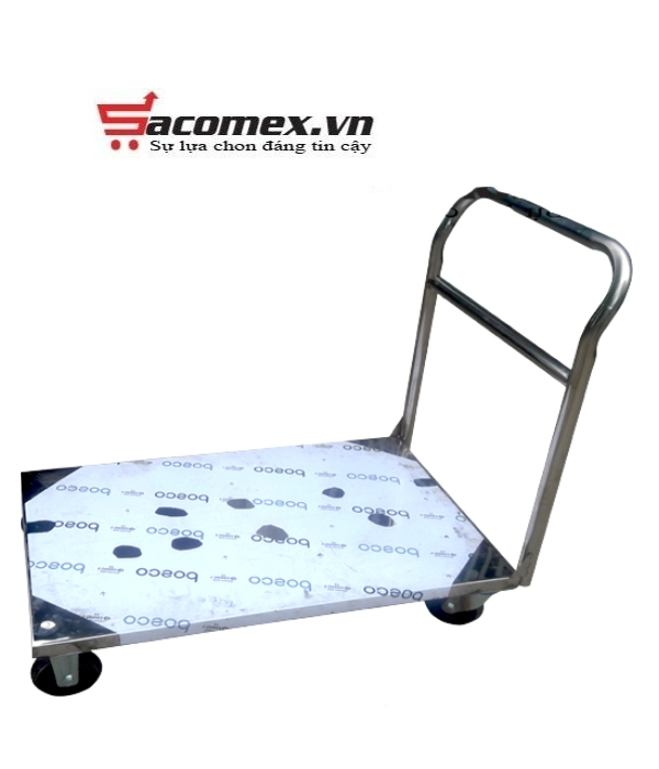 Xe đẩy hàng inox trọng tải 500kg