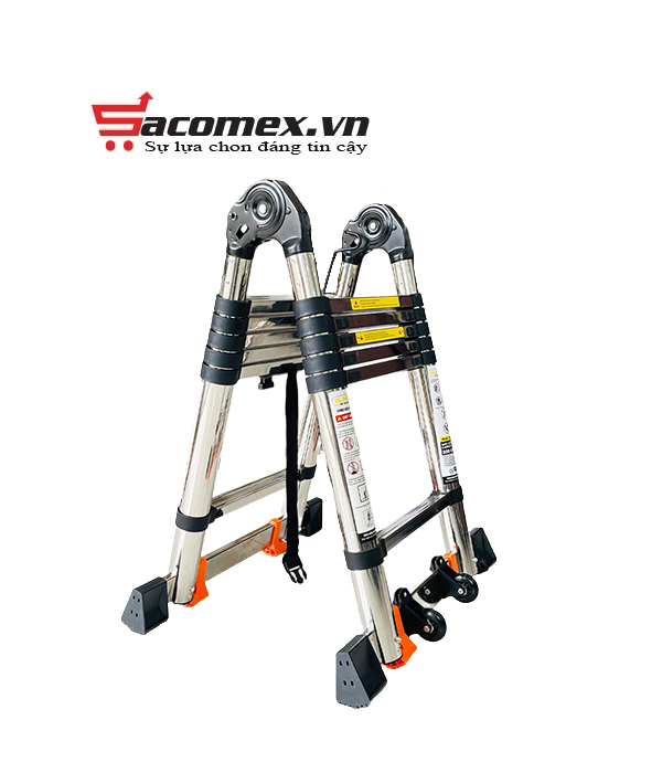 Thang Inox rút chữ A Sumika TA190 (1.9m+1.9m)