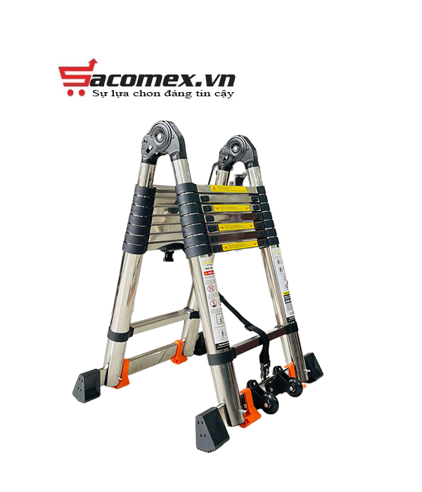 Thang Inox rút chữ A Sumika TA250 (2.5m+2.5m)