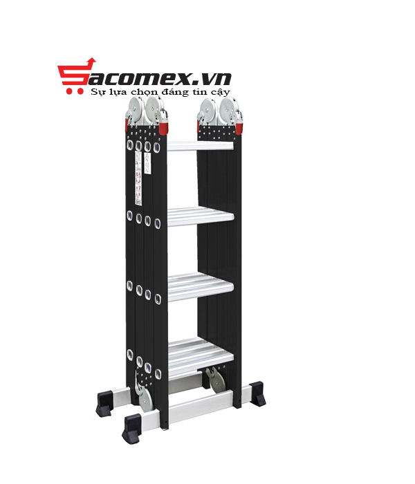 Thang nhôm gấp 4 đoạn Advindeq ADM104