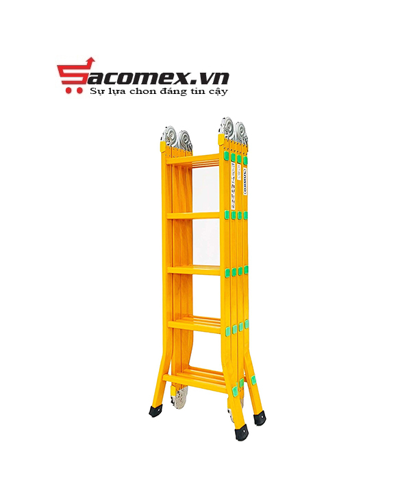 Thang nhôm gấp 4 đoạn Jumbo B205