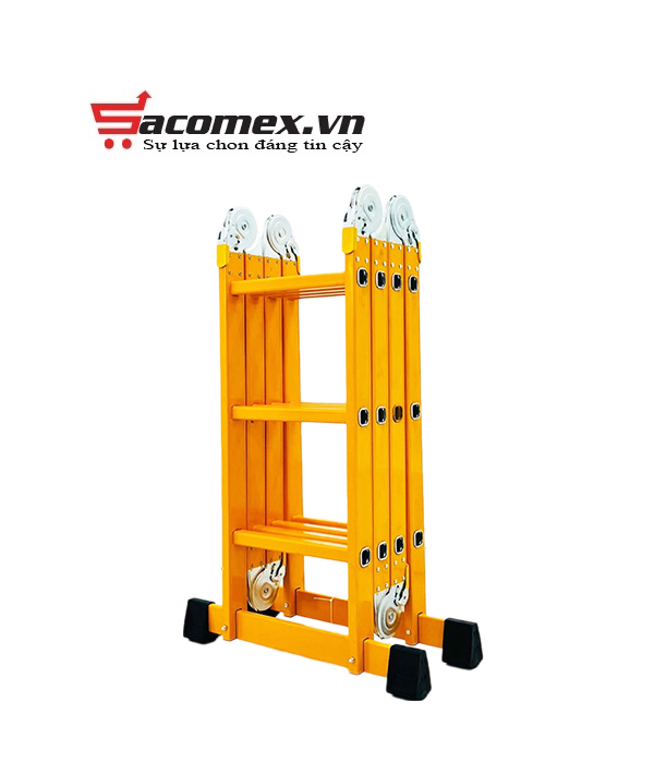 Thang nhôm gấp 4 đoạn Jumbo B303